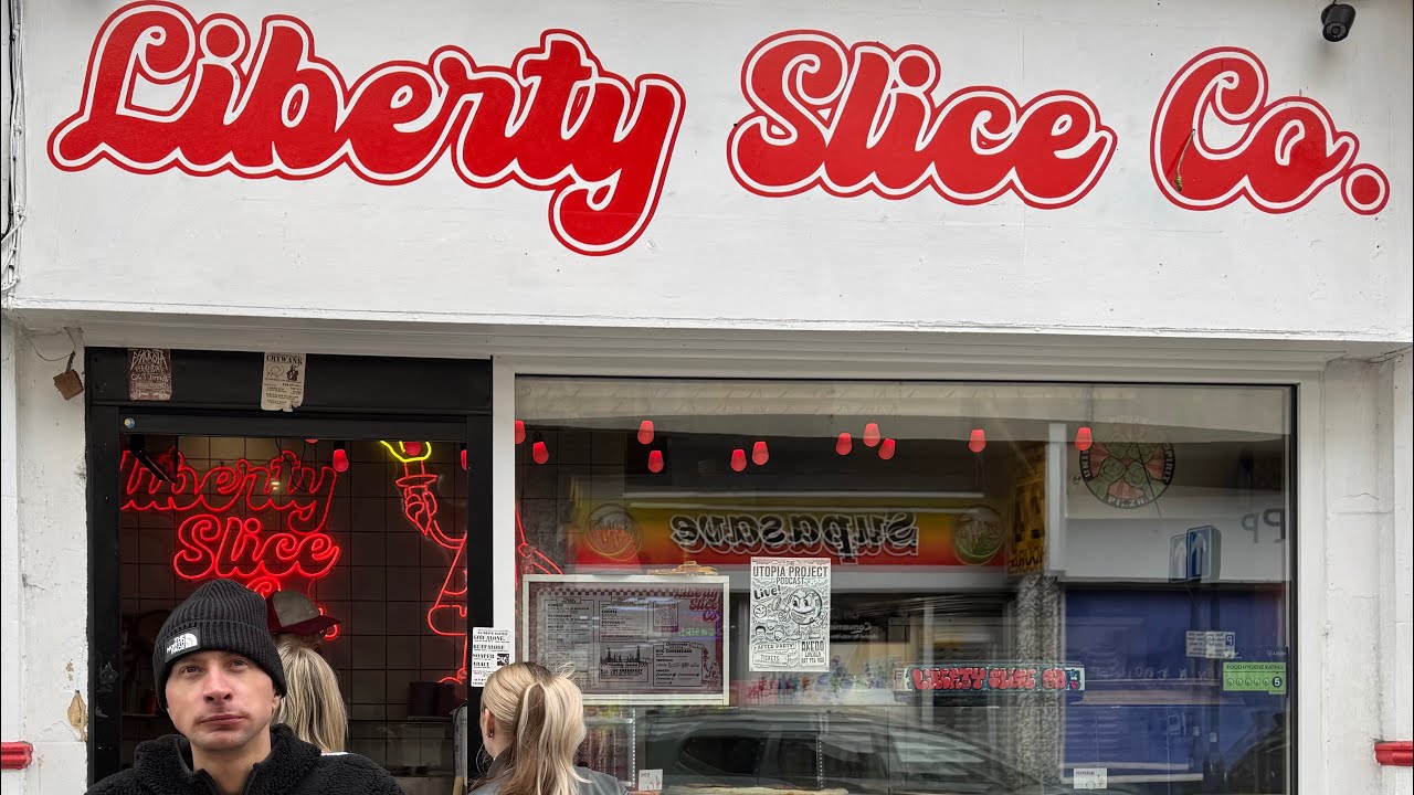 THE BEST GRANDMA PIZZA IN THE CITY OF LINCOLN  LINCOLNSHIRE  UK 🇬🇧 🍕 ( LIBERTY SLICE CO. ) 