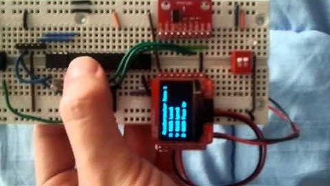 Pic 3 axis accelerometer demo
