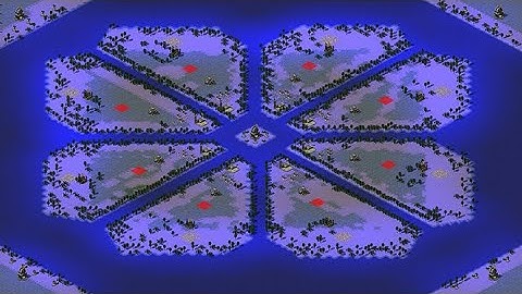 RA2 Yuri Revenge - Extra Hard AI 1vs7 - UK 107 - X8 Map