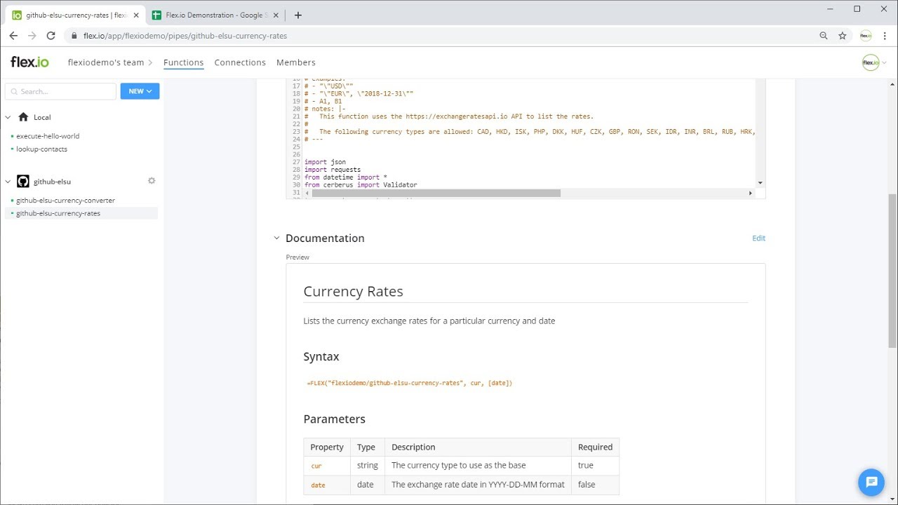 Flex.io - API lookups for Excel and Google Sheets