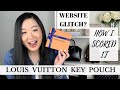 LOUIS VUITTON KEY POUCH UNBOXING & COMPARISON | OLD KEY POUCH VS NEW KEY POUCH | QUALITY DIFFERENCE?