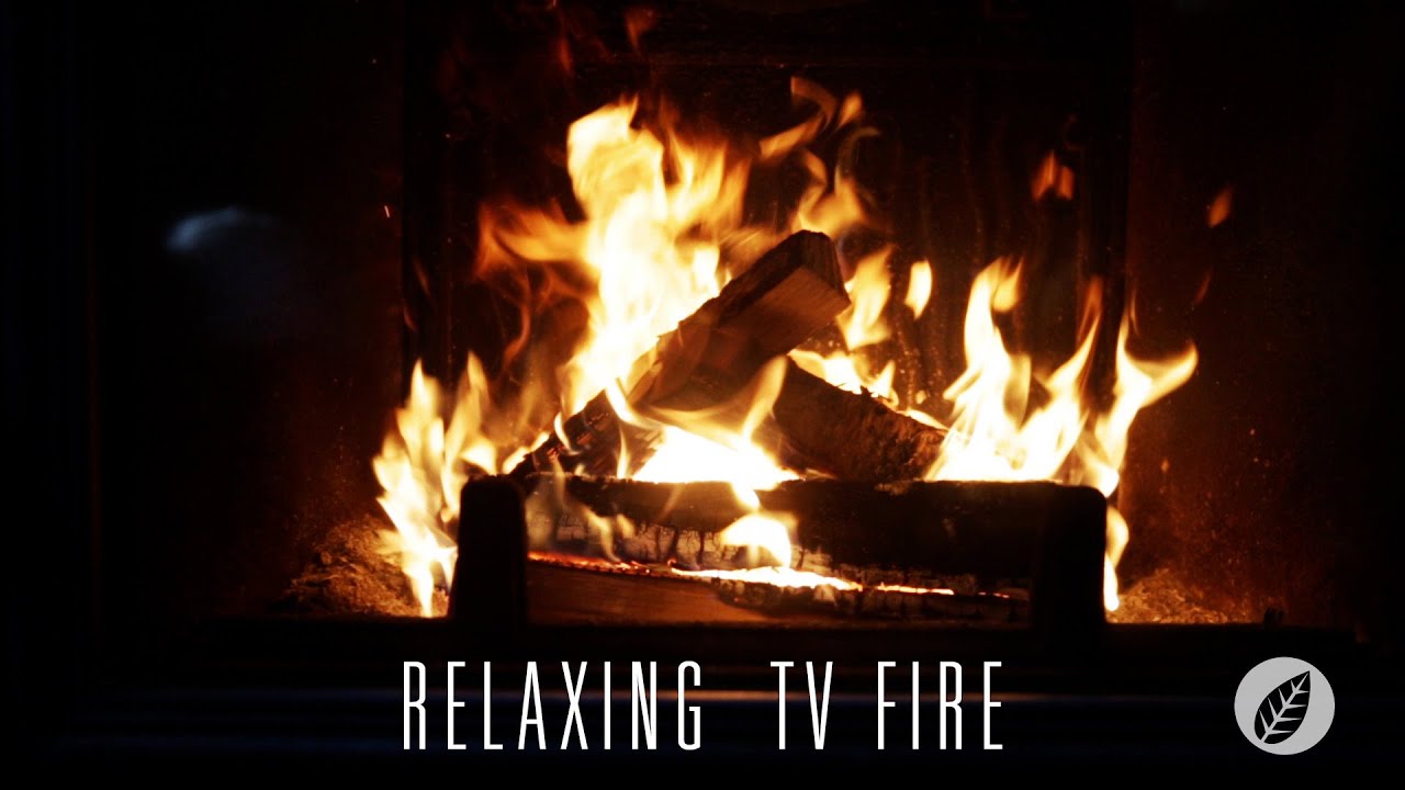 Relaxing TV Fireplace Crackling Fire Sounds Cozy Fireplace YouTube