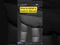ZBrush hand detailing from scratch to hyperreal #3dart #zbrush #tutorial