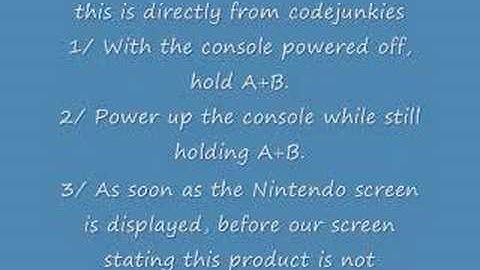 Action replay fix (reset) for ds