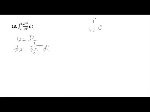 Stewart 7.5 Integral #18 - clear substitution
