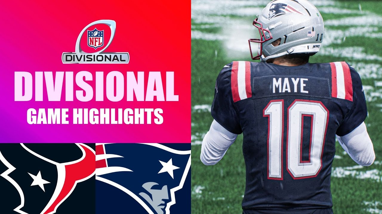 Texans vs. Patriots Divisional Round - Madden 26 Simulation Highlights