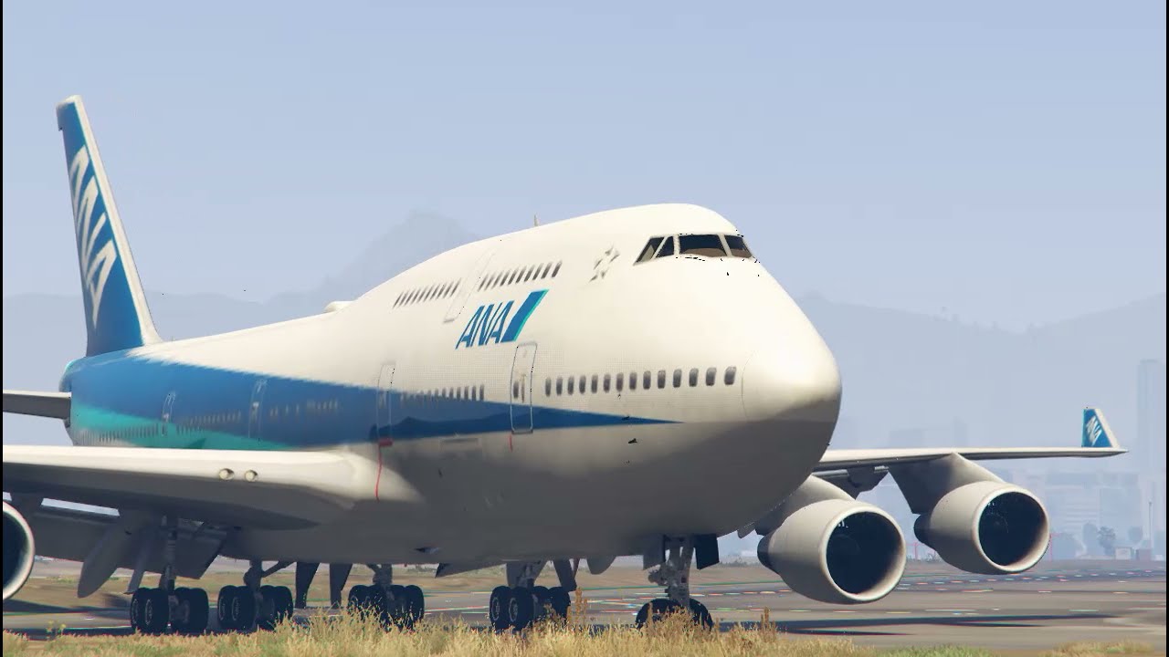 【GTA5】ANA B747-400 ～DEPARTURE～（GOOD LUCK）