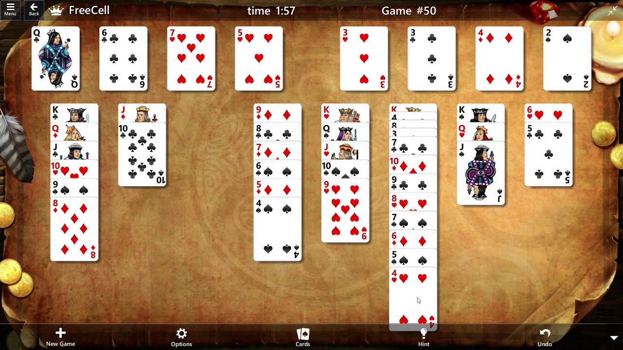 microsoft solitaire collection freecell levels