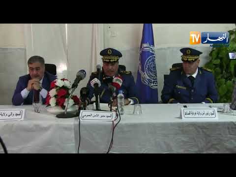 مراسم تنصيب المراقب مراد زناتي على رأس أمن ولاية غرداية