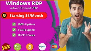 Cheapest RDP 1 year | What Is Rdp|Where to Buy RDP in Cheap Price|How To Buy Cheap RDP with jazzcash