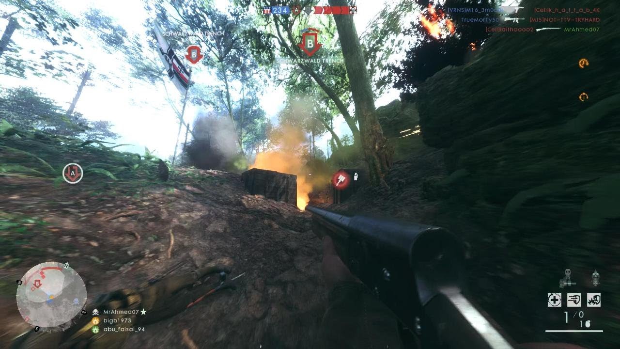 Battlefield 1 15 minutes of ridiculous grenade spam
