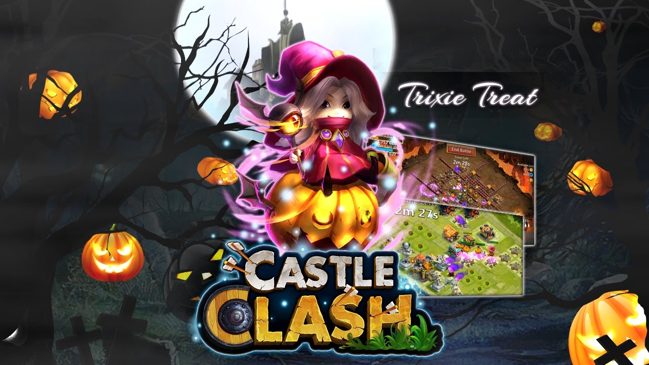 Castle Clash Trixie Treat Gameplay Strategy Android Ios English