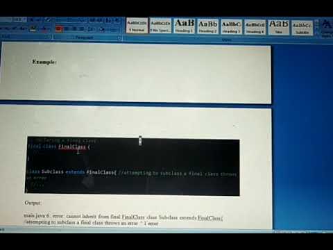 Final Method and final Class in java Er. Narendra Kumar