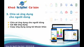 #Học_AppSheet_Cơ_Bản 03 Chia sẻ ứng dụng cho người dùng screenshot 5