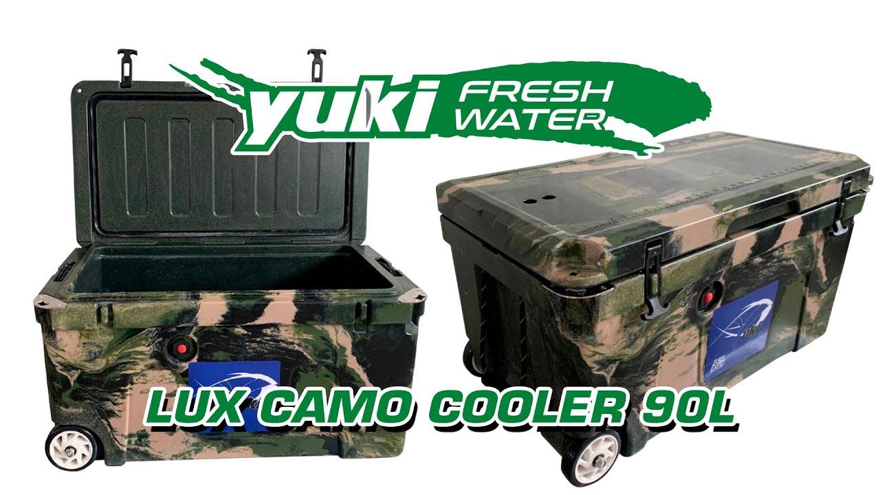 Nevera Yuki Lux camuflaje de 90 litros para pesca y camping | Yuki  Competition