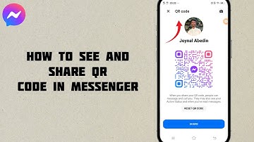 How To See And Share Qr Code In Messenger