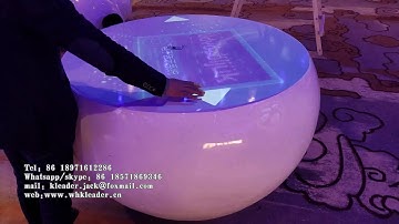 Interactive round table query system interactive projection table  games for display