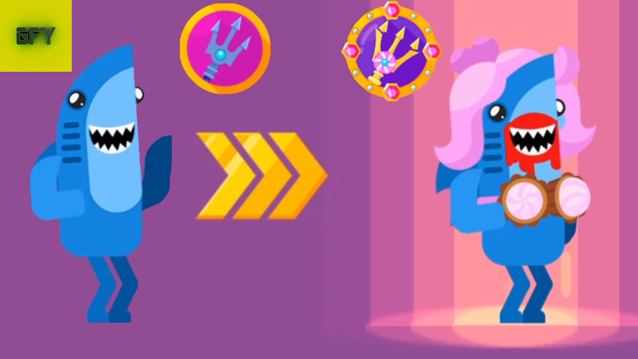 Bowmasters Shark The Sea Princess Iosandroid Gameplay Youtube 