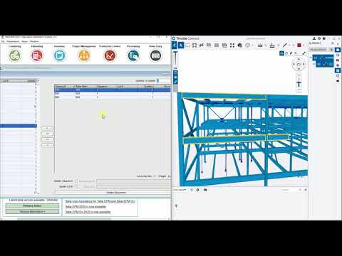 Using Trimble Connect to set sequences in Tekla EPM