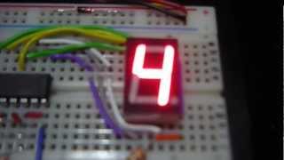 7 Segment Digital Dice (Combinational Logic) screenshot 4