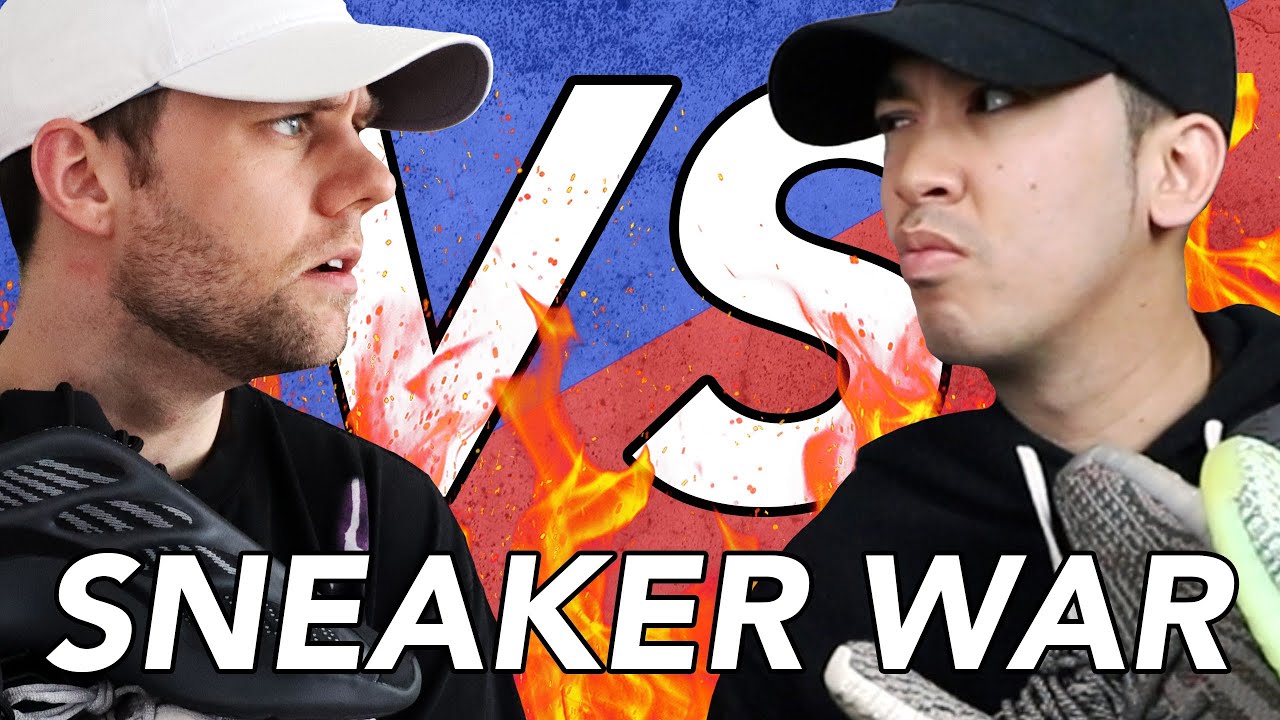 SNEAKER BATTLE : JUMPERMAN KRIS VS ROSZKO WHO BETTER YEEZY HEAD