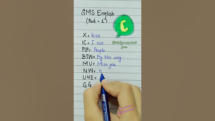 Whatsapp SMS Short Form - Short Chatting Words For Whatsapp #shorts #ShortVideos #trendig #viral