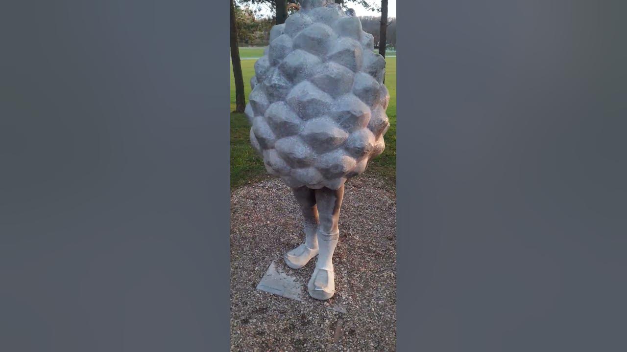 worst-fancy-dress-statue-in-the-world-pine-cone-man-youtube