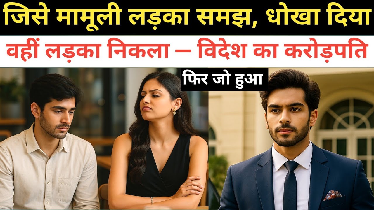 जिसे मामूली लड़का समझकर ठुकराया…  वो निकला करोड़पति | Heart touching story | Inspirational Story |