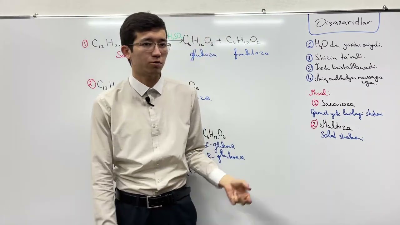 Disaxaridlar va polisaxaridlar | Organik kimyo 2.0