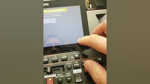 Korg PA1000  touch screen calibration fix.