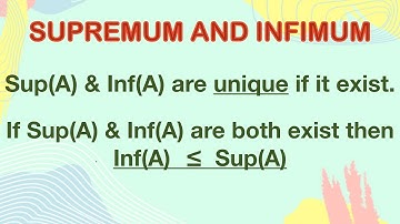 Supremum & Infimum are unique | Property | Real Analysis | glb | lub | upper/lower bound | Msc | Bsc