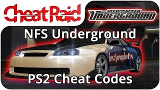 Need For Speed: Underground Cheat Codes | PS2