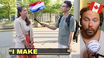 Canadian Guy Reacts to Asking Amsterdam: How much do you make?