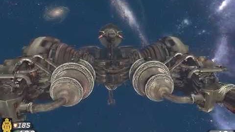 Unreal Tournament 3 [UT 3] map DM-SpaceGalleon (Moloch Pack 5)