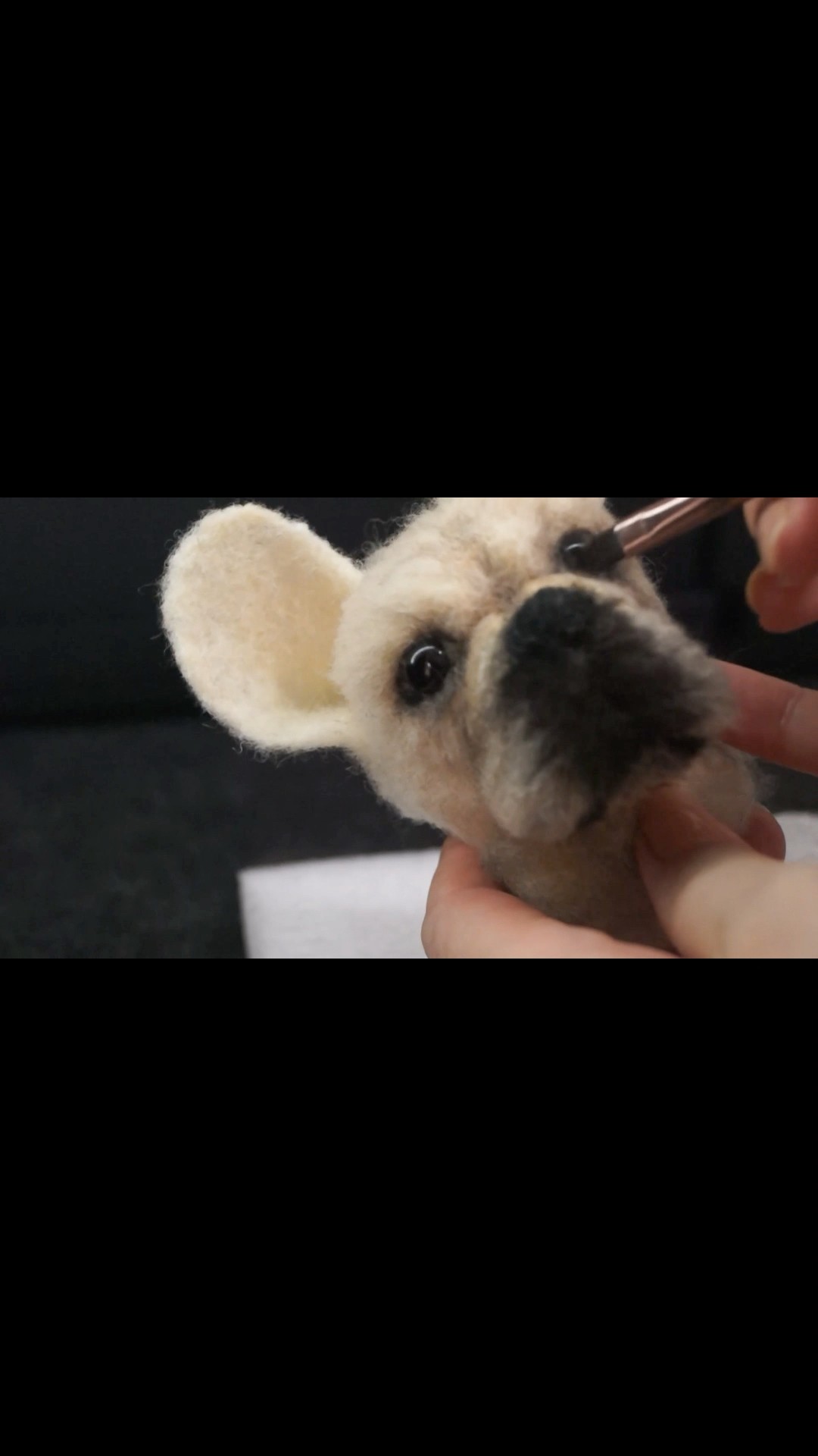 ニードルアート needle felting｜フレンチブルドッグ French Bulldog