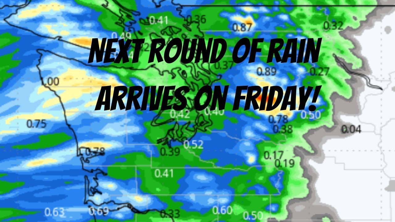 Western WA Weather: Next Round of Rain Arrives on Friday - YouTube
