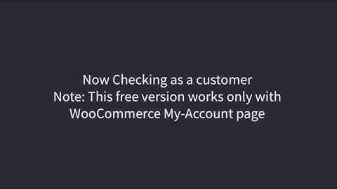 WooCommerce Login Redirect