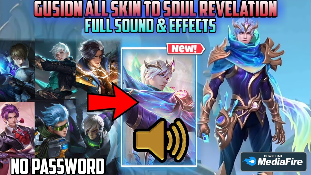Gusion Soul Revelation Script Replace Elite/Special/Starlight/Epic Full voice & Effects No Password