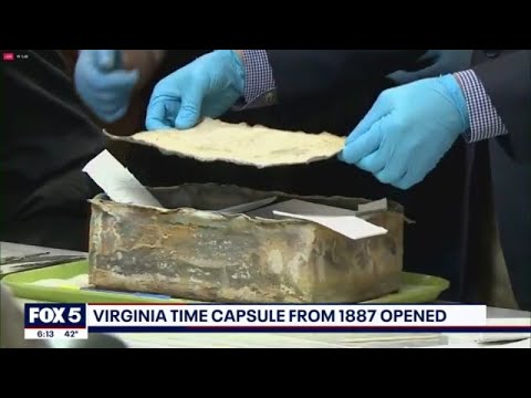 Time capsule hidden beneath Robert E. Lee statue in Richmond opened after 130 years | FOX 5 DC