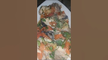 कुकिंग Naga Style Boiled Fish | Easy & Quick Boiled Fish in Tribal Style | #shorts #northeast