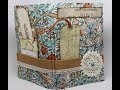 Cee  a 6x9 fabric softcover junk journal presented by ll creations studio