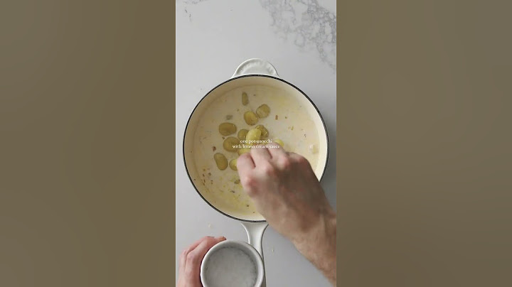One-Pot Gnocchi with Creamy Lemon Sauce