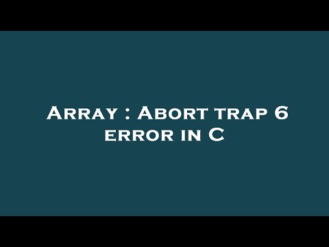 Array : Abort