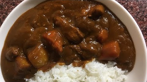 How to make Japanese curry/Rice and curry/Pork curry/カレーライス