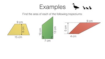 G16d Area of a trapezium