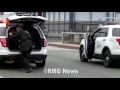 Suspect shot with bean bags after a pursuit that ended in Gardena when he took off on foot.