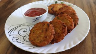 Poha cutlet || Simple Poha Snack Recipe || Instant Poha Cutlets