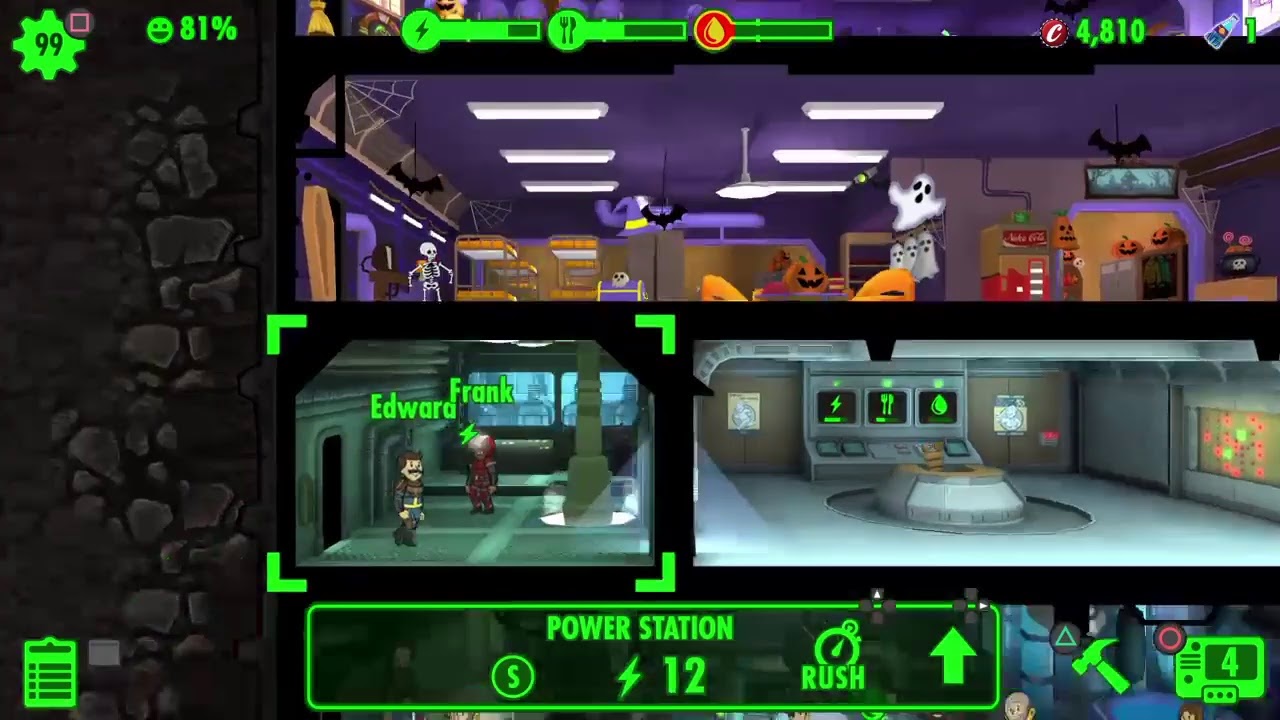 Halloween fallout shelter with Stoney 420 girl