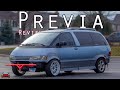 1992 Toyota Previa Review - One WEIRD Minivan!