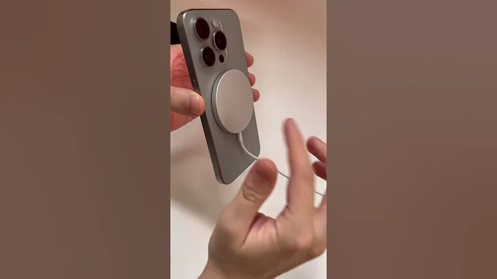 Quickly power up with the Apple MagSafe Charger!⚡️ #shorts